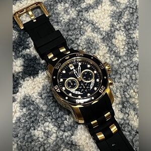 Invicta Pro Diver SCUBA Men's Watch - 48mm, Gold, Black